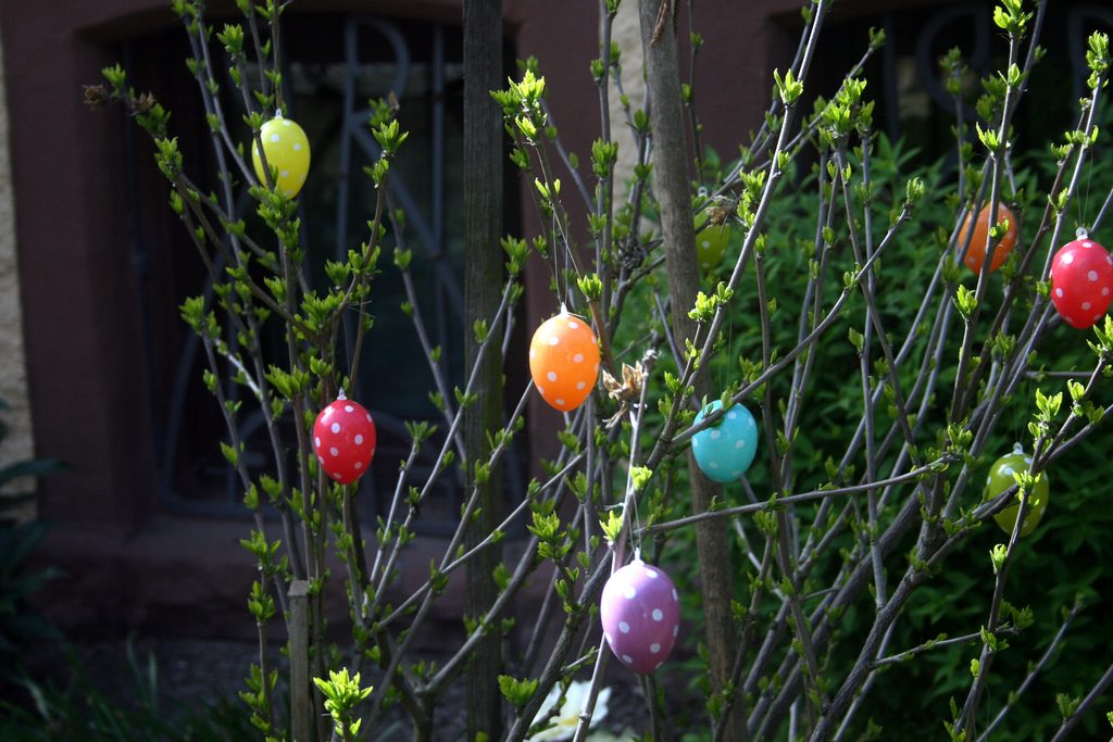 German Easter egg tree